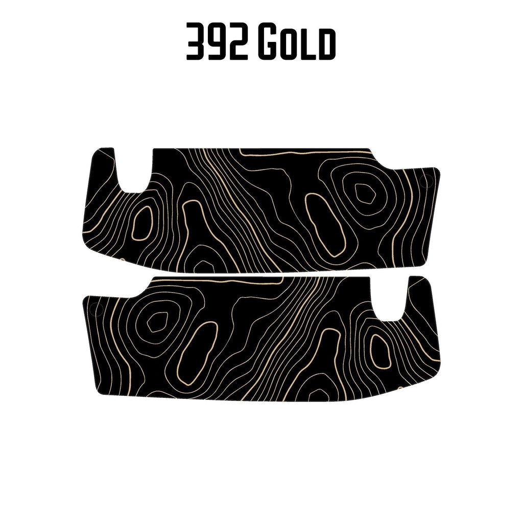 For Jeep Wrangler JL / Gladiator JTTopographic Sun Visor Overlay