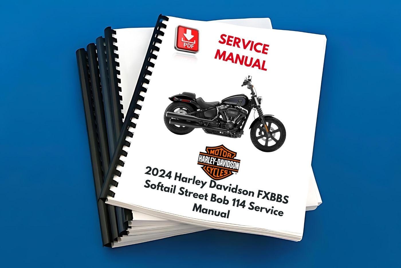 2024 Harley Davidson FXBBS Softail Street Bob 114 Service Manual