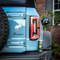 2021+ Bronco Smoked Tail Light Overlay For LED Tails 2022 2023 2024 2025 2026