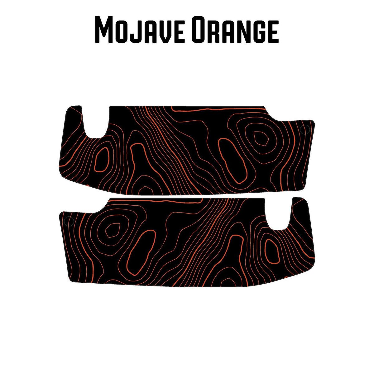 For Jeep Wrangler JL / Gladiator JTTopographic Sun Visor Overlay