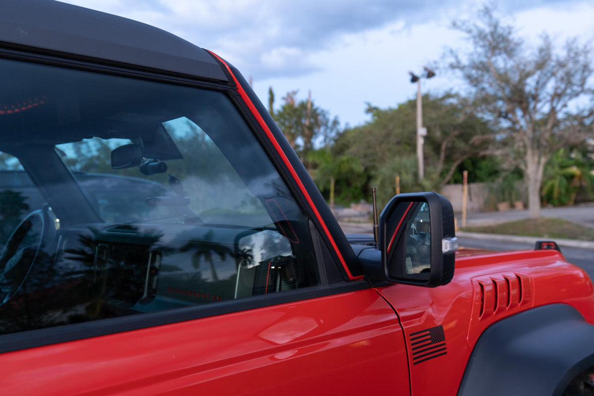 2021 Bronco Window Frame Black Out Kit 2022 2023 2024 2025 DIY