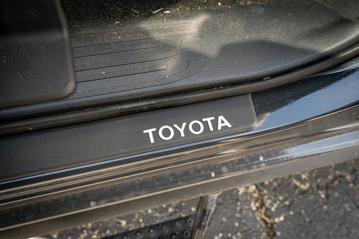 2025 Toyota 4Runner Front Door Sill Letter Overlays 6th Generation 6th Gen
