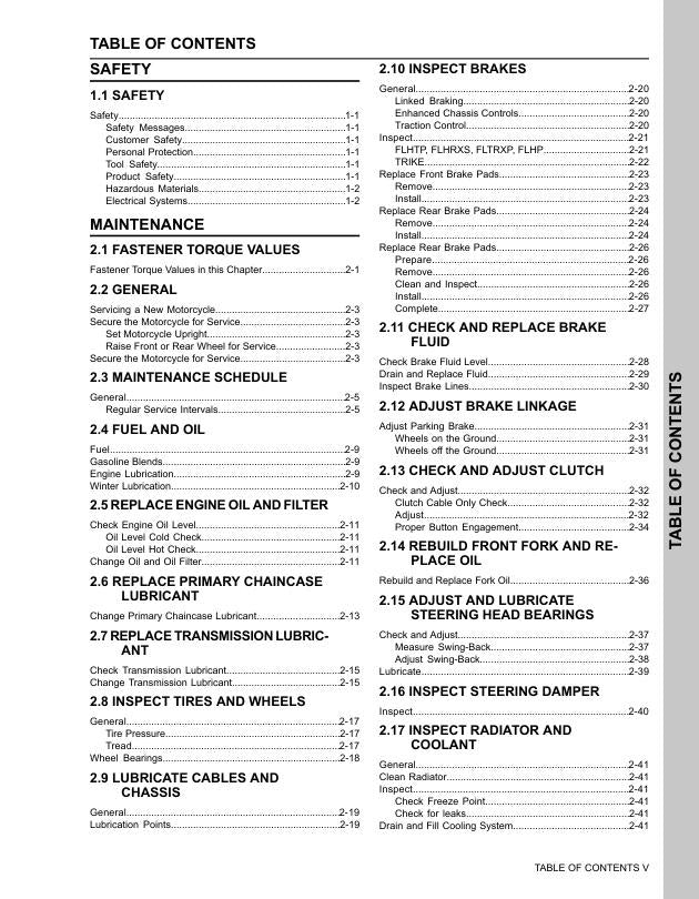2025 Harley-Davidson Trike Models Service Manual