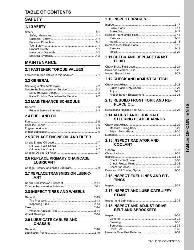 2025 Harley-Davidson FLTRX - Road Glide® Service Manual