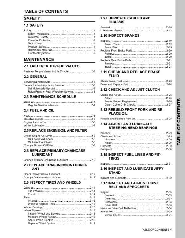 2025 Harley-Davidson FXBB - Street Bob® Service Manual