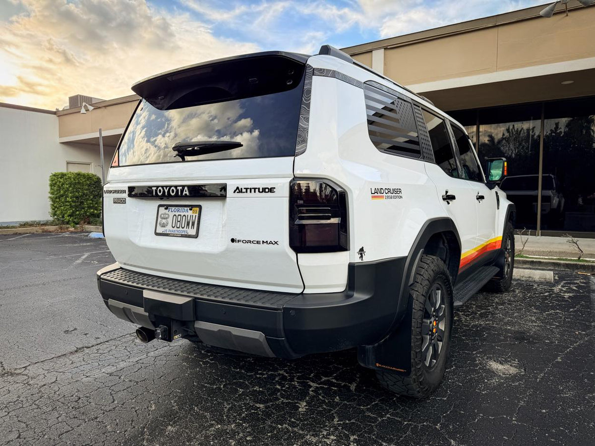 2024 Toyota Land Cruiser Acrylic Hitch Fade Fix Plate 2025