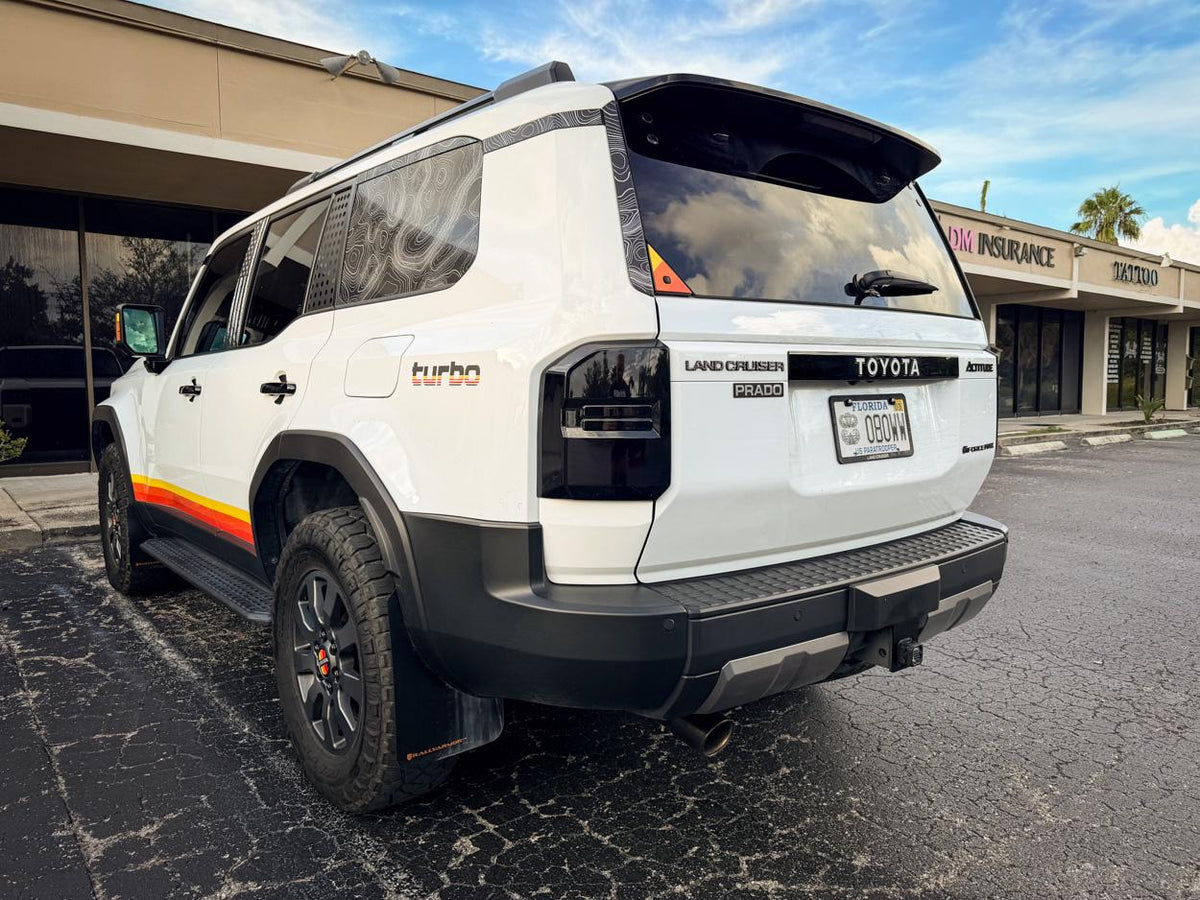 2024 Toyota Land Cruiser Acrylic Hitch Fade Fix Plate 2025