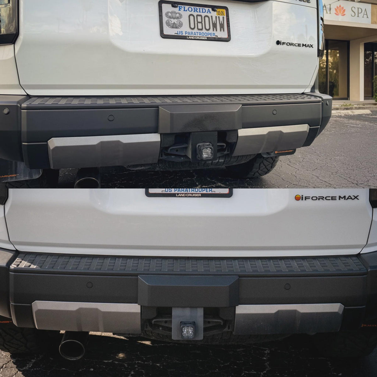 2024 Toyota Land Cruiser Acrylic Hitch Fade Fix Plate 2025