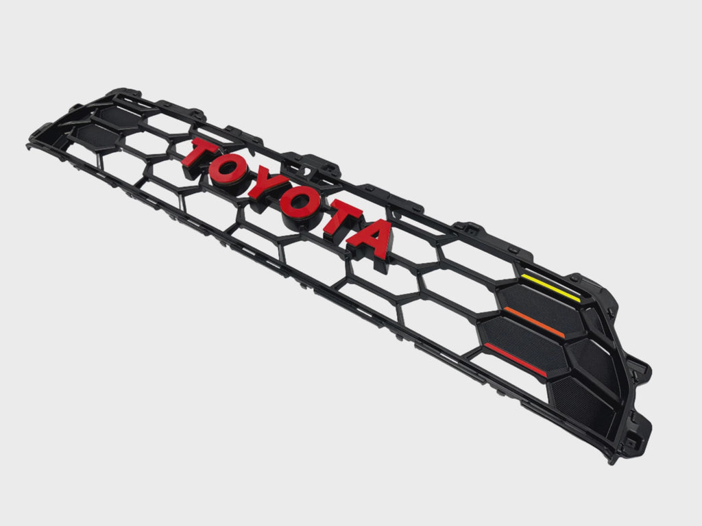 2025 Toyota 4Runner 6th Gen Heritage Grille Tri Bar Overlays 2026