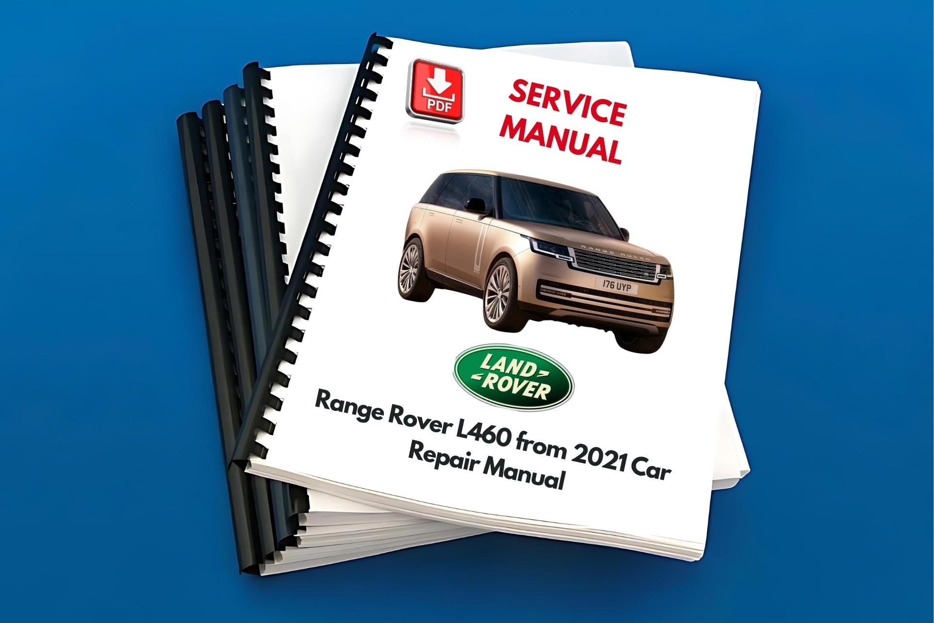 Range Rover L460 from 2021 Car Repair Manual
