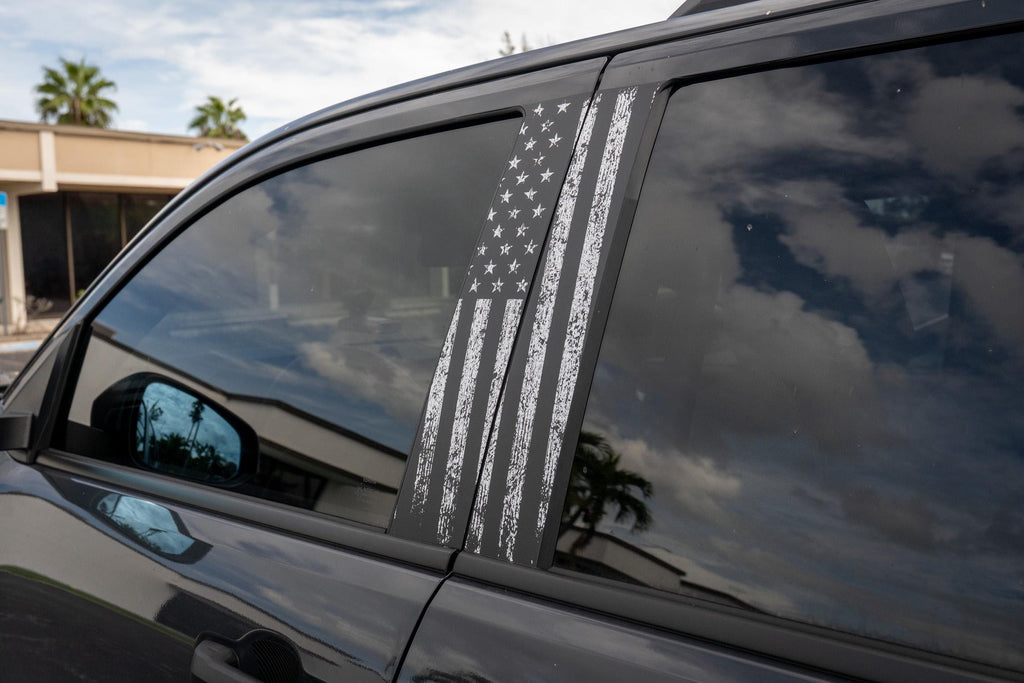 2024 Toyota Tacoma Flag B Pillar Overlays Decals Stickers Graphics 2025 Toyota 4Runner