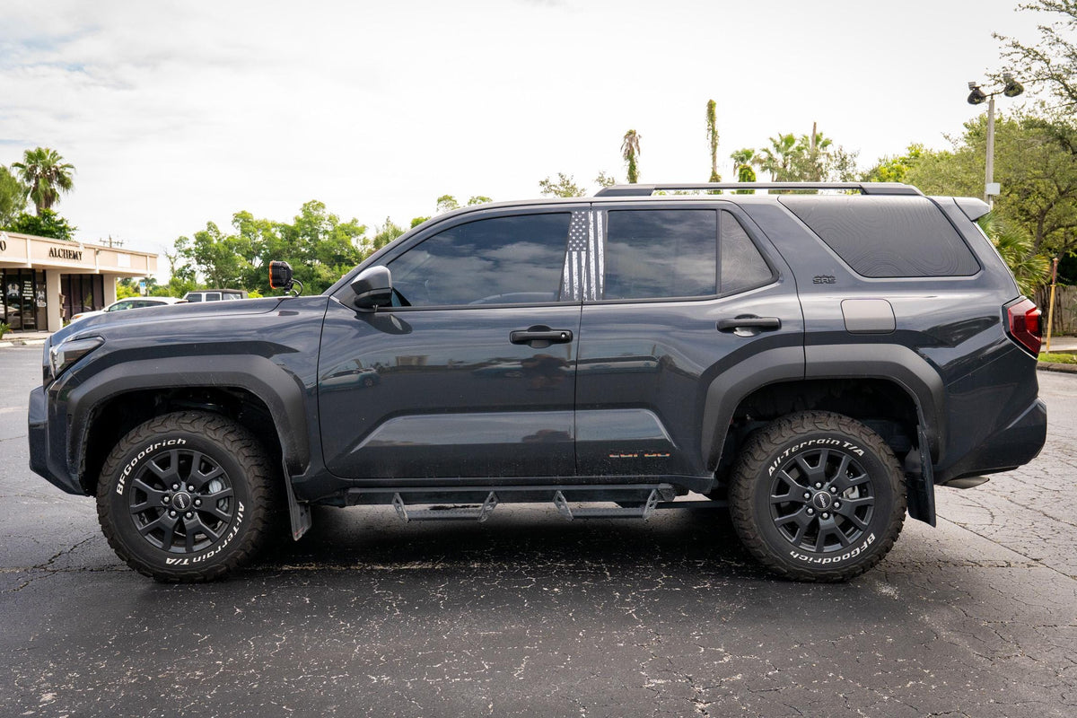 2024 Toyota Tacoma Flag B Pillar Overlays Decals Stickers Graphics 2025 Toyota 4Runner