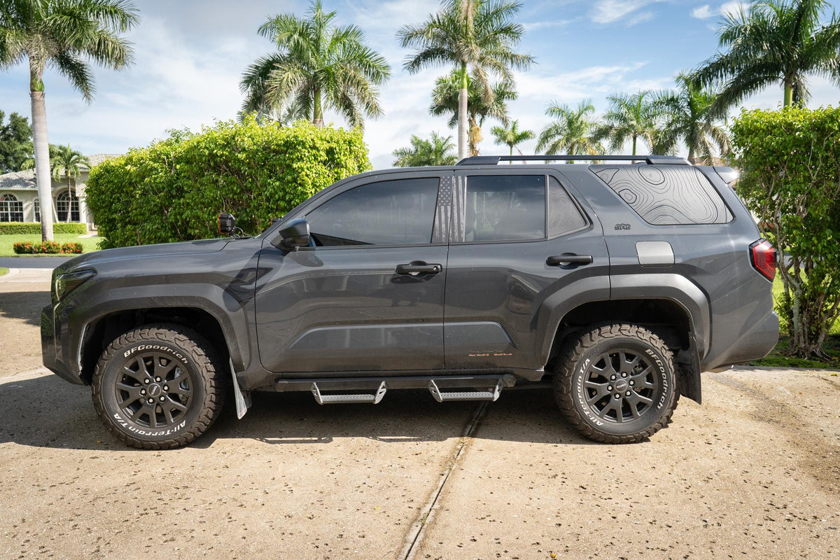 2024 Toyota Tacoma Flag B Pillar Overlays Decals Stickers Graphics 2025 Toyota 4Runner