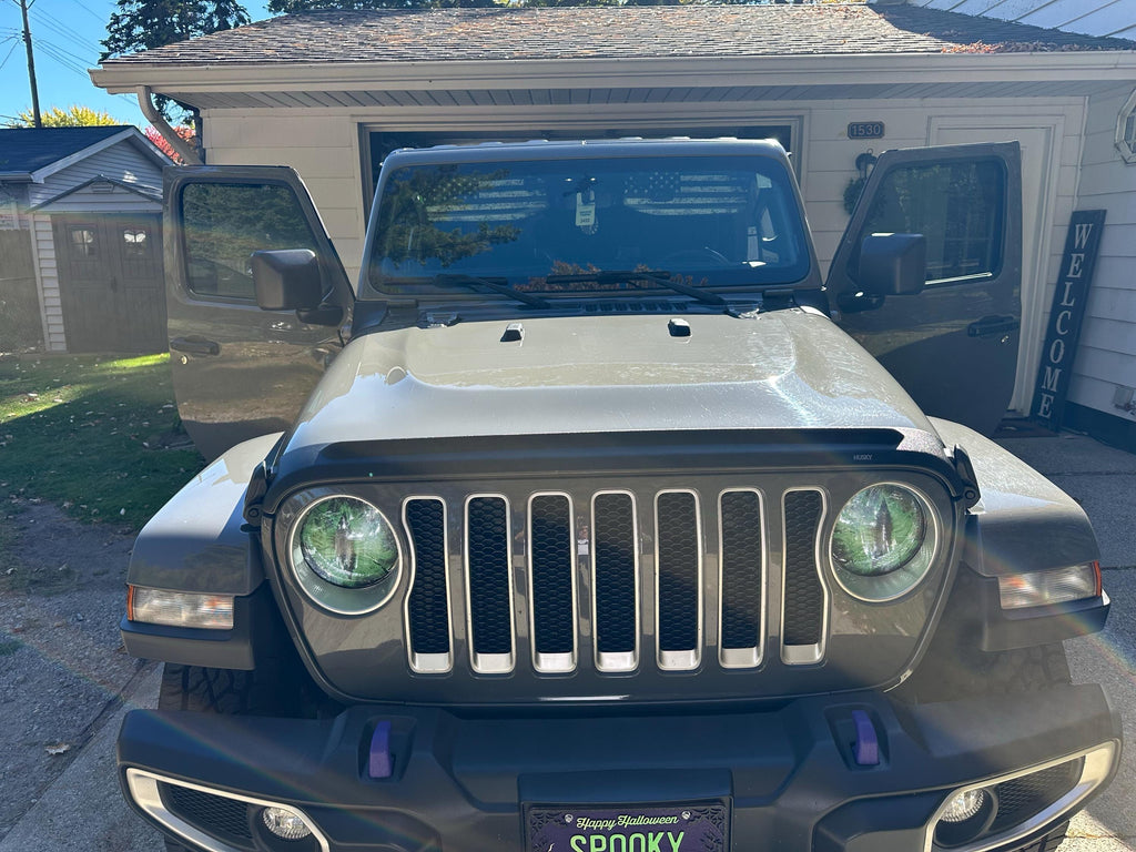For Jeep Wrangler JL / Gladiator JT American Flag Sun Visor Overlay 2018 2019 2020 2021 2022 2023 2024 2025 2026