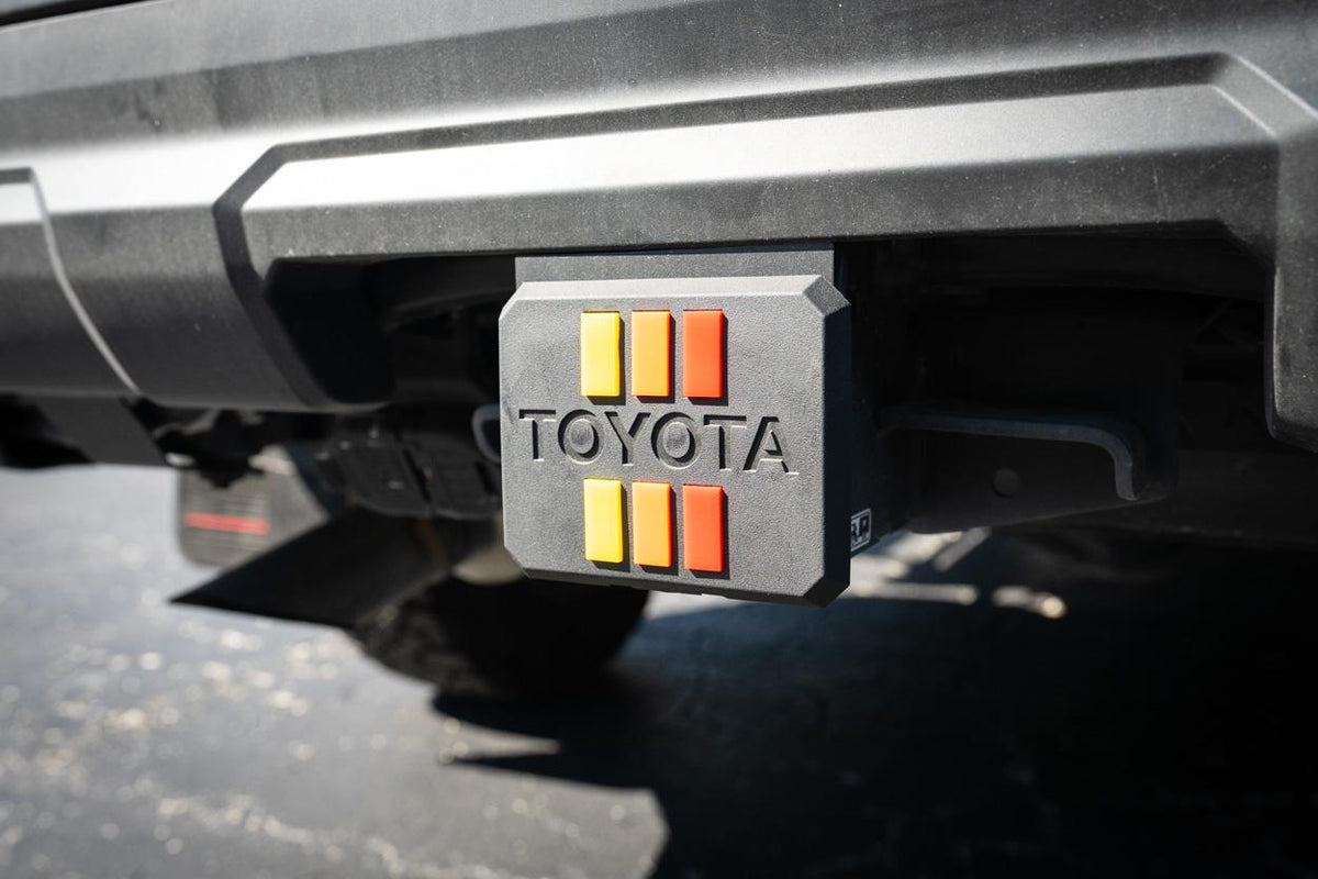 Tri Bar Acrylic INSERTS for 2025 Toyota 4Runner 6th Generation 2024 Toyota Tacoma OEM Hitch Cover