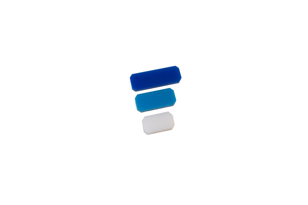 Tri Bar Acrylic INSERTS for 2025 Toyota 4Runner 6th Generation 2024 Toyota Tacoma OEM Hitch Cover