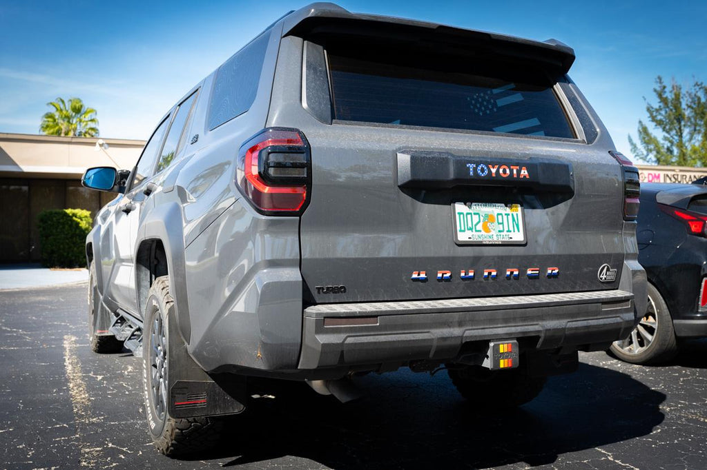 Tri Bar Acrylic INSERTS for 2025 Toyota 4Runner 6th Generation 2024 Toyota Tacoma OEM Hitch Cover