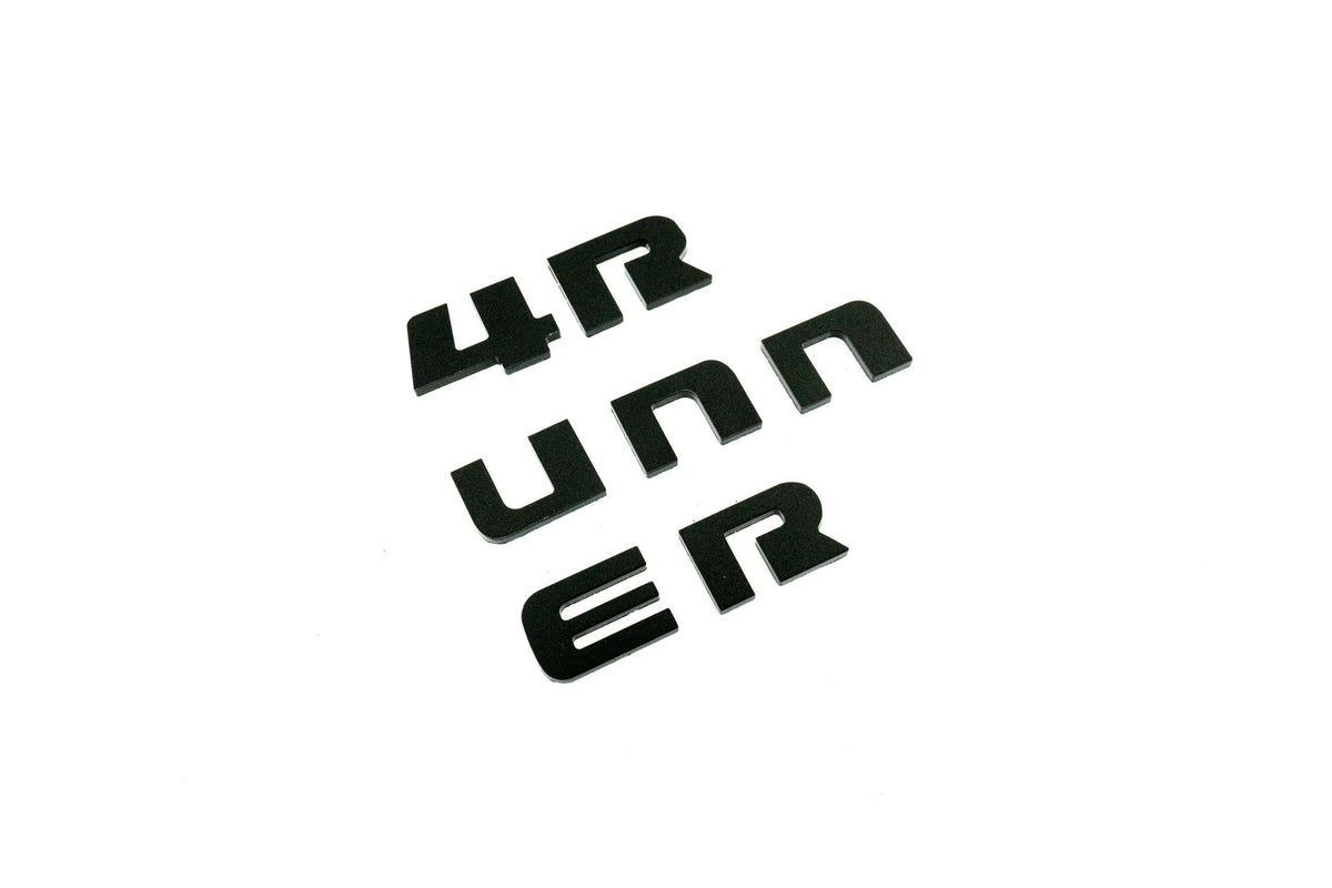 2025 Toyota 4Runner 6th Gen Acrylic Dash Letters ONLY