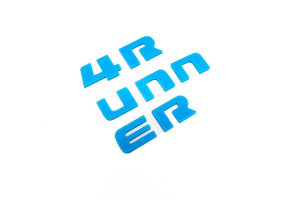 2025 Toyota 4Runner 6th Gen Acrylic Dash Letters ONLY