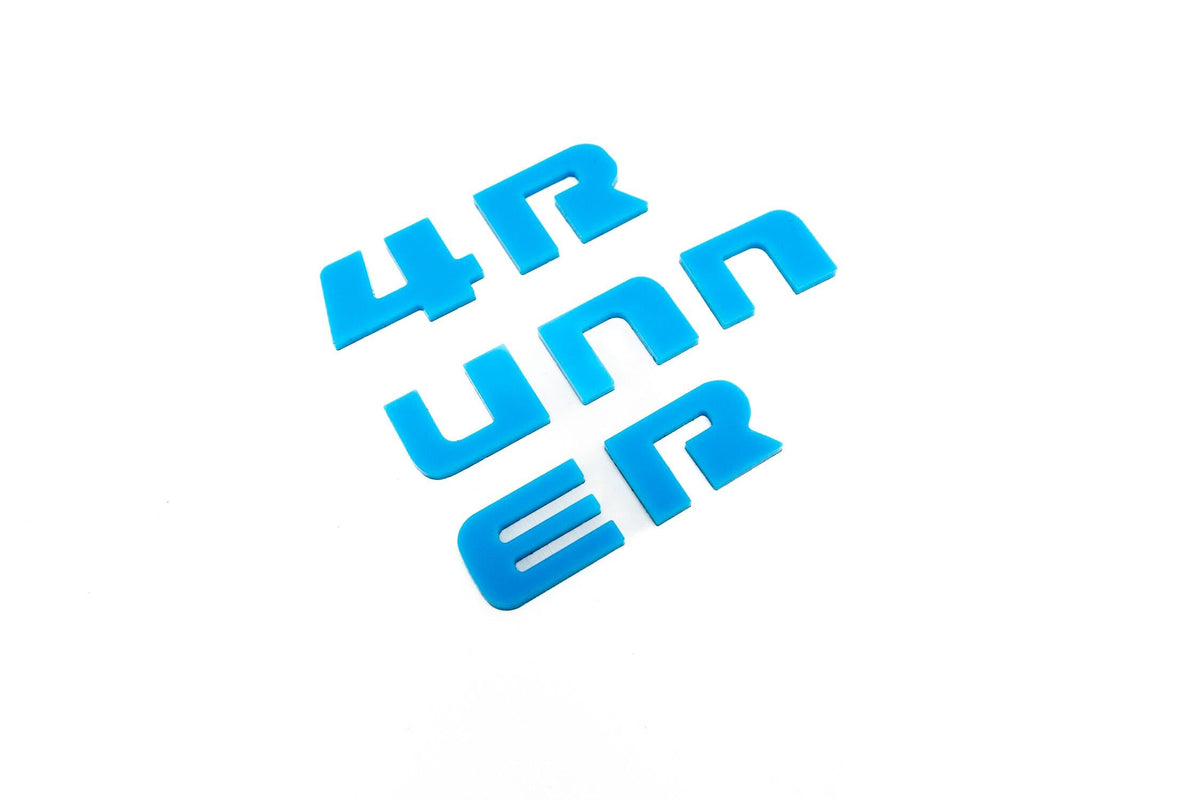 2025 Toyota 4Runner 6th Gen Acrylic Dash Letters ONLY