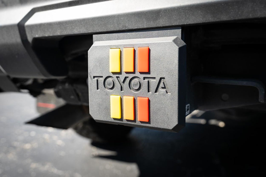 Tri Bar Acrylic INSERTS for 2025 Toyota 4Runner 6th Generation 2024 Toyota Tacoma OEM Hitch Cover