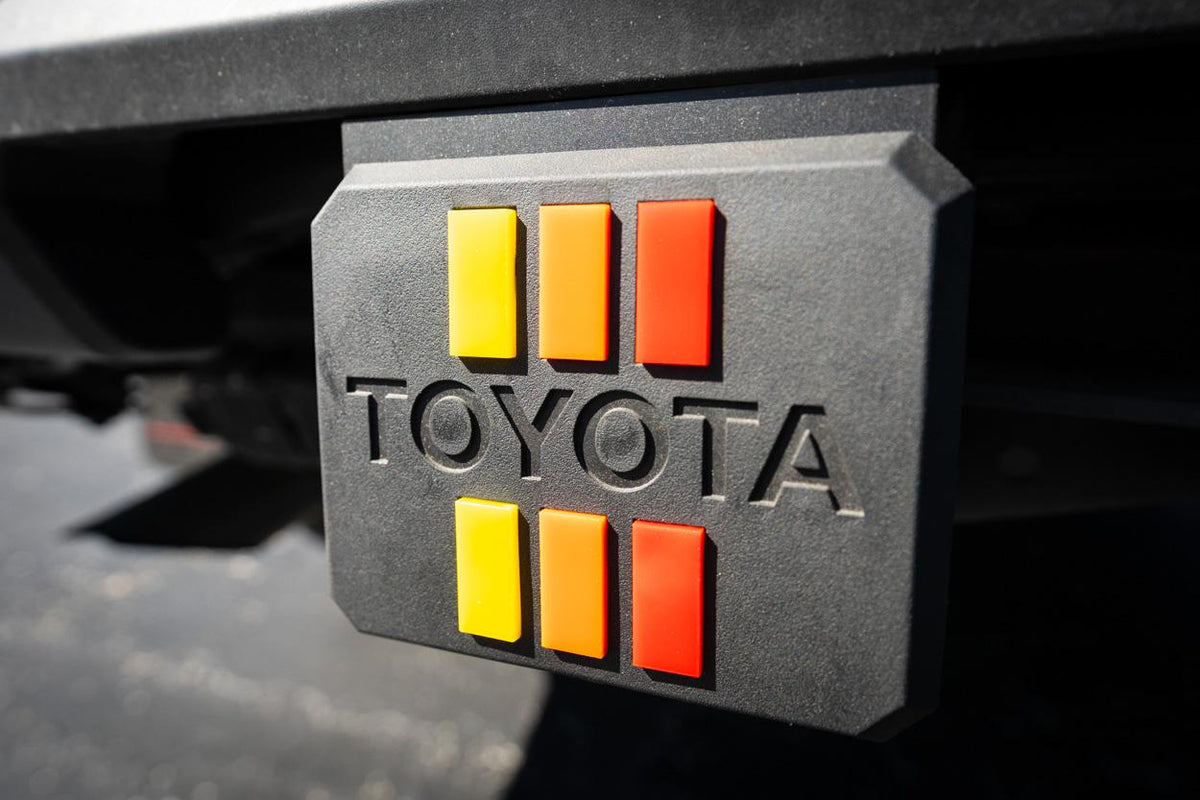 Tri Bar Acrylic INSERTS for 2025 Toyota 4Runner 6th Generation 2024 Toyota Tacoma OEM Hitch Cover