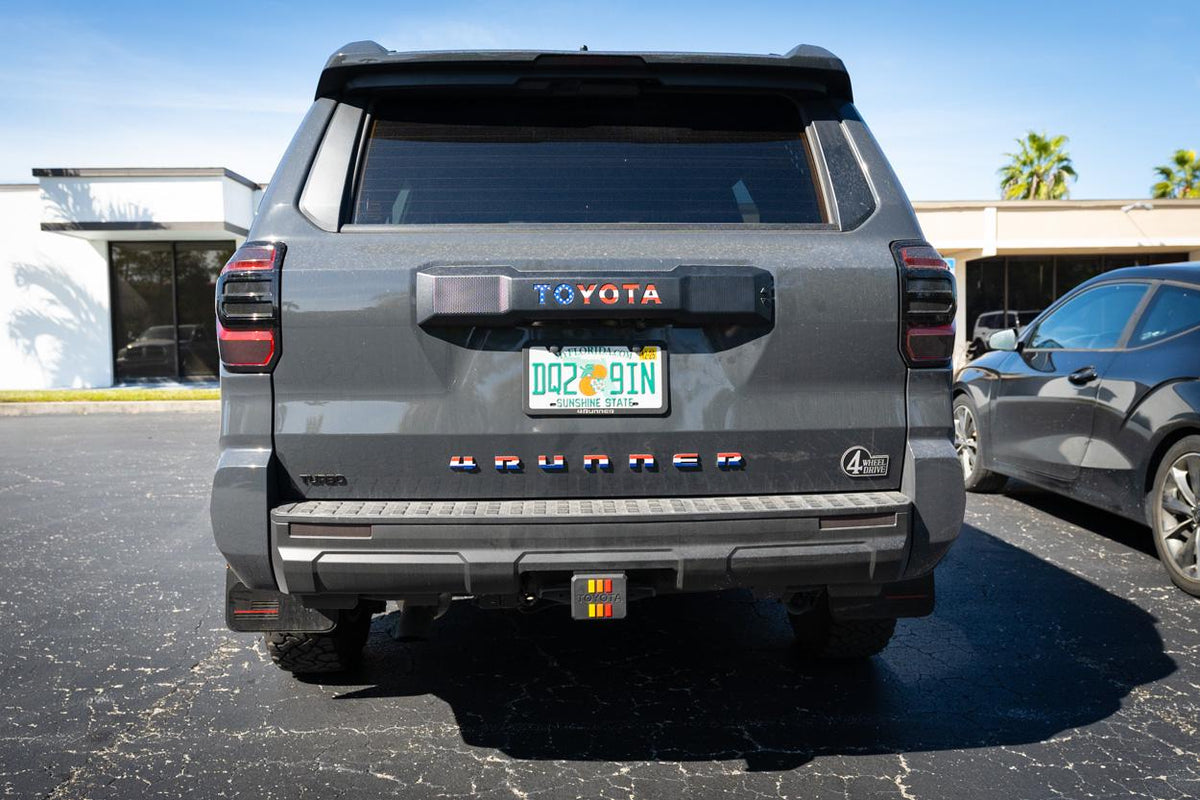Tri Bar Acrylic INSERTS for 2025 Toyota 4Runner 6th Generation 2024 Toyota Tacoma OEM Hitch Cover