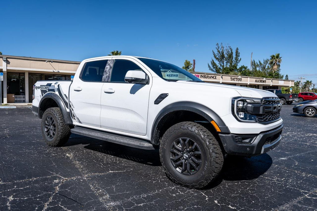 Topographic Map B Pillar Overlays for 2024 Ford Ranger Raptor 2025