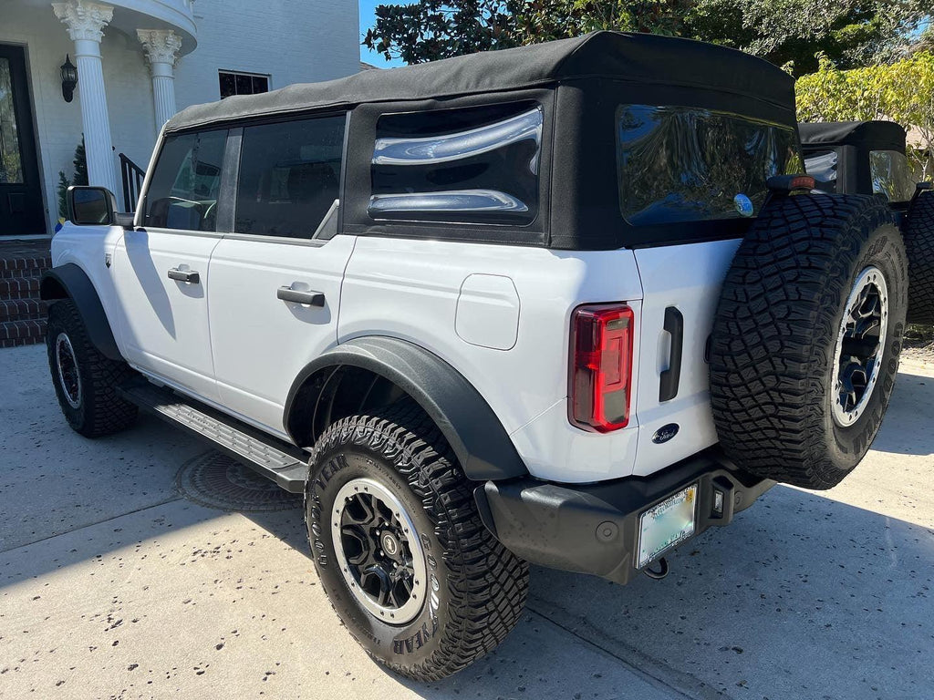 2021+ Bronco Smoked Tail Light Overlay For HALOGEN Tails 2022 2023 2024 2025 2026
