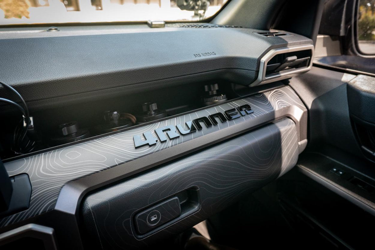 2025 Toyota 4Runner 6th Gen Acrylic Dash Letters ONLY