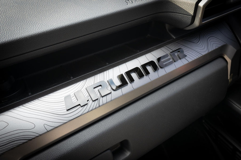 2025 Toyota 4Runner 6th Gen Acrylic Dash Letters ONLY