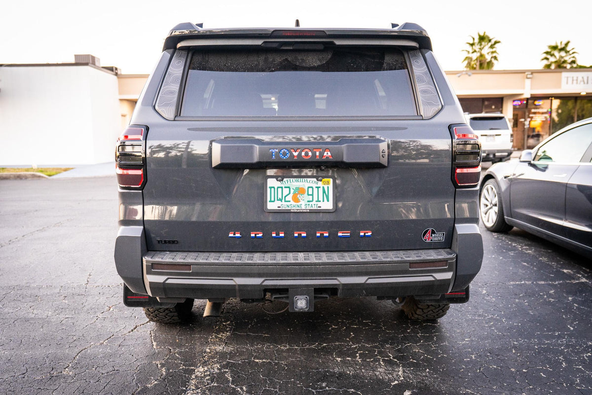 2025 Toyota 4Runner Retro 4 Wheel Drive Full Print Acrylic Emblem 2026