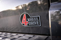 2025 Toyota 4Runner Retro 4 Wheel Drive Full Print Acrylic Emblem 2026