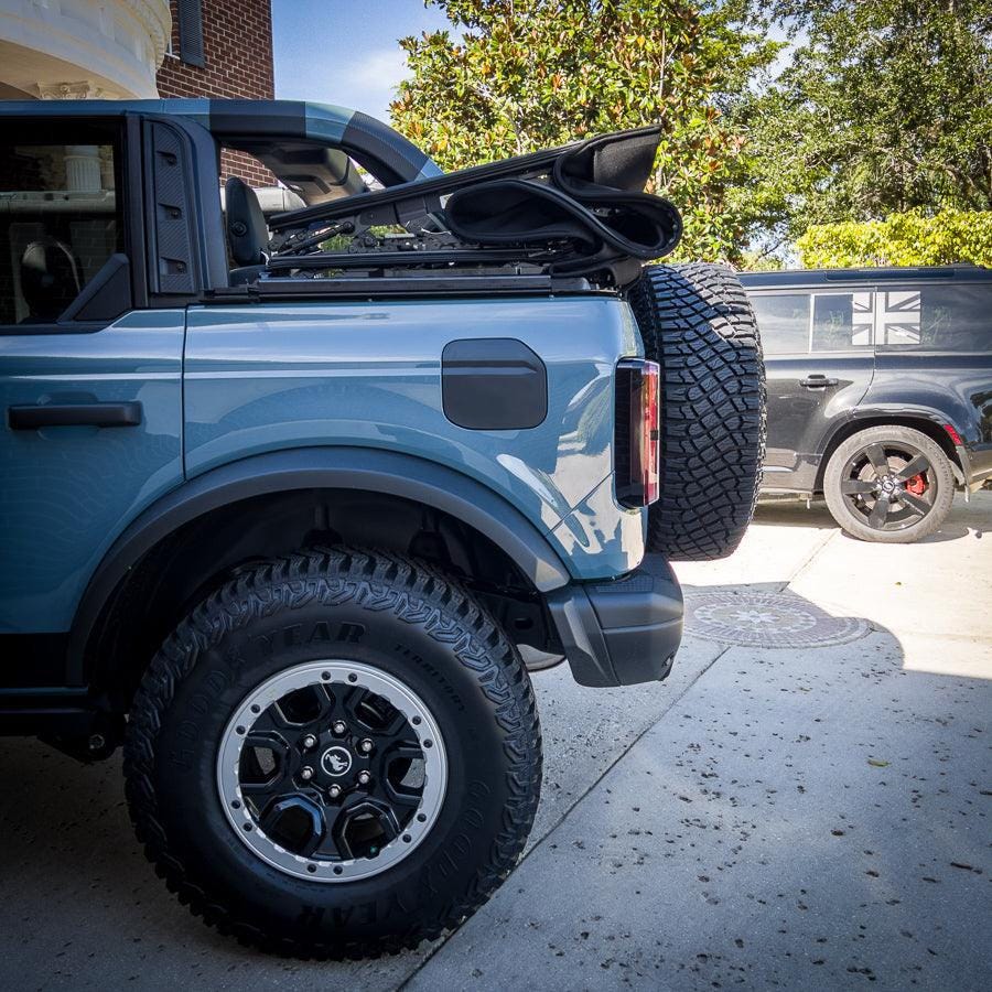 2021 Bronco Fuel Door Overlay Matte Black 2022 2023 2024 2025 2026