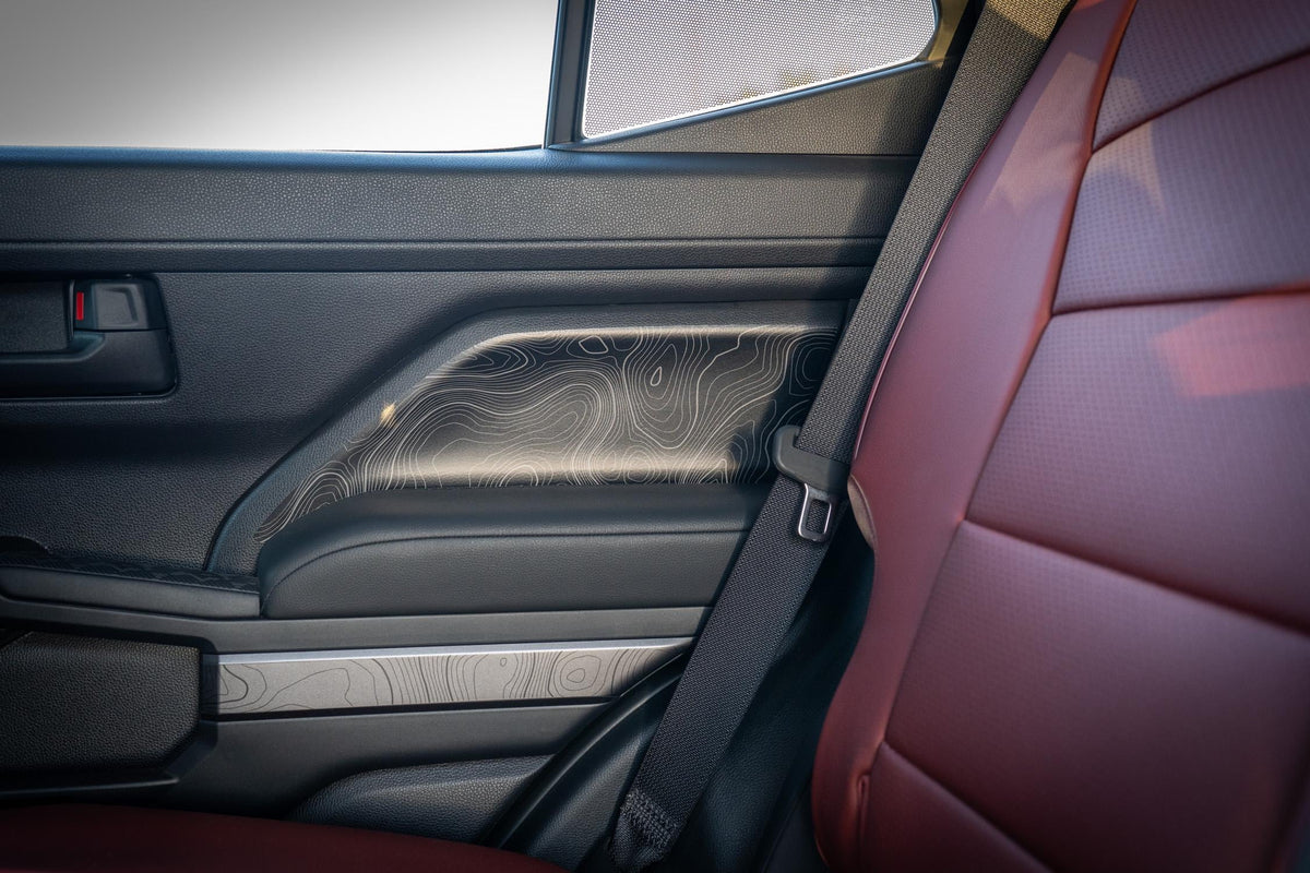 2025 Toyota 4Runner 6th Gen Topographic REAR Door Armrest Panel Protection 2026