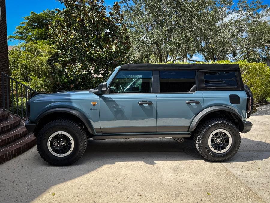 2021 Bronco Fuel Door Overlay Matte Black 2022 2023 2024 2025 2026