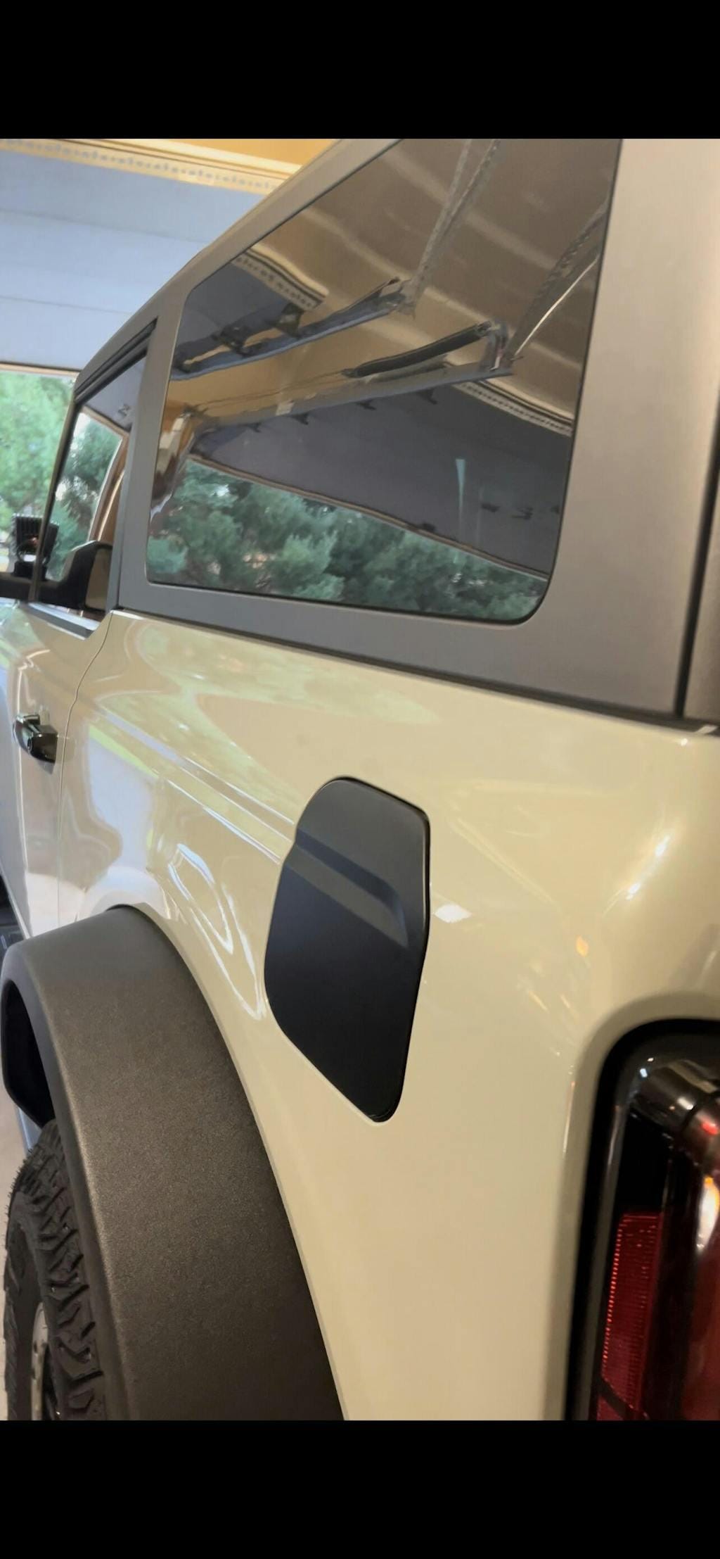 2021 Bronco Fuel Door Overlay Matte Black 2022 2023 2024 2025 2026