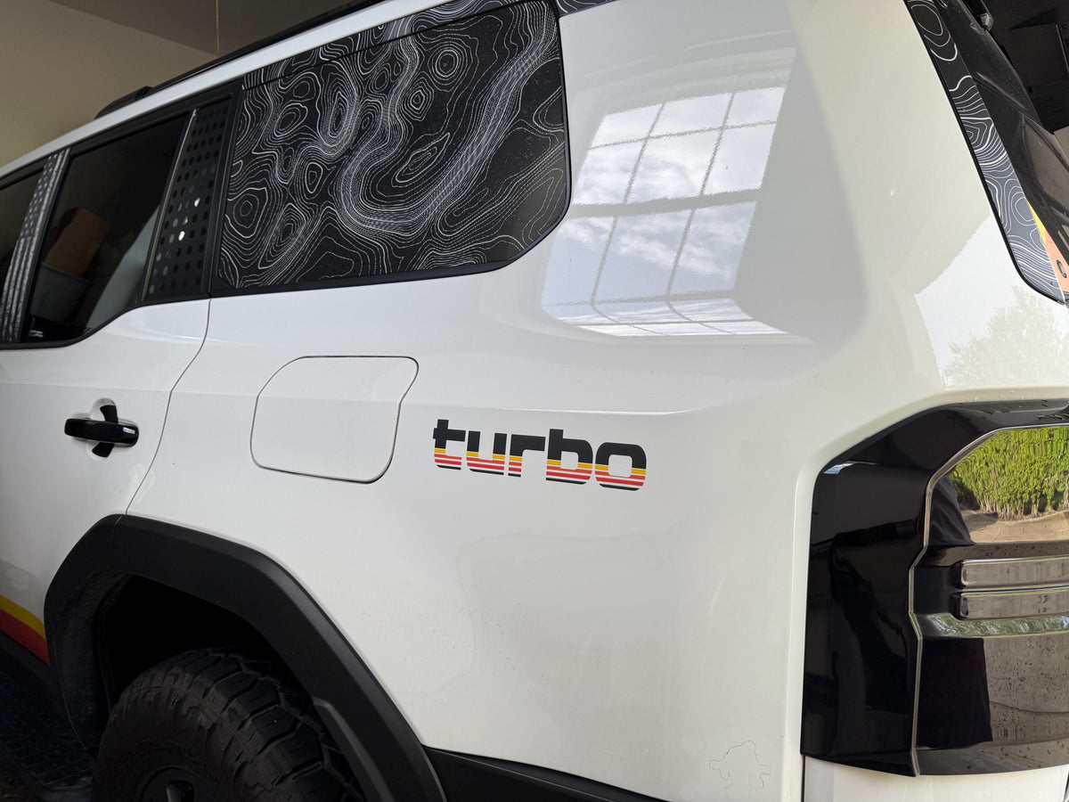 2024 Toyota Land Cruiser Turbo Decals LC250 2025 2026 Retro