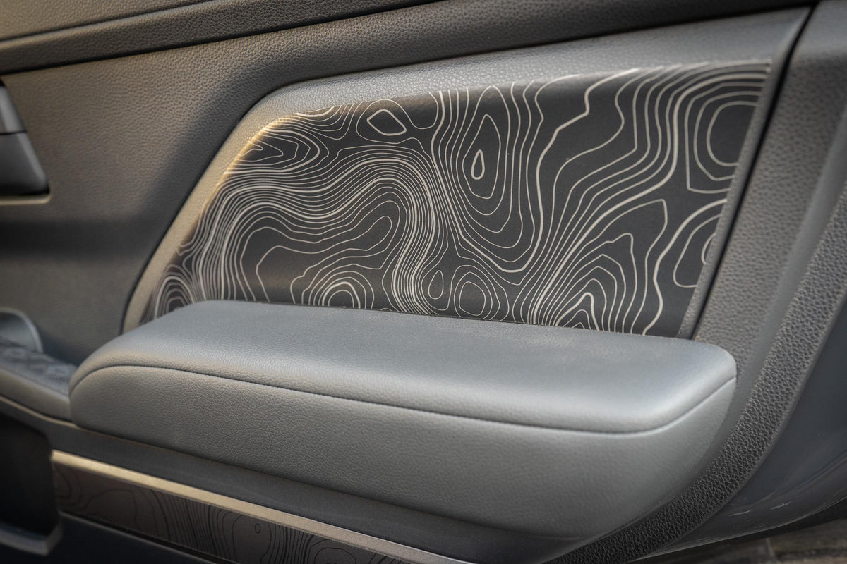 2025 Toyota 4Runner 6th Gen Topographic REAR Door Armrest Panel Protection 2026