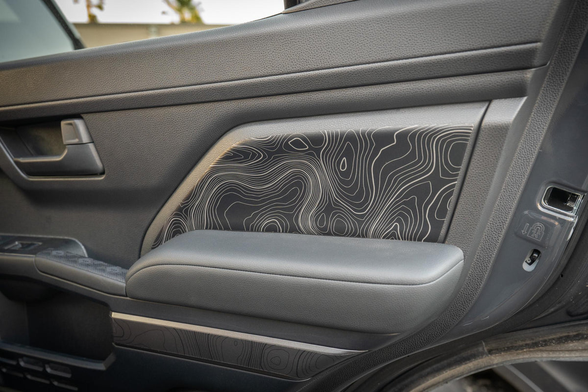 2025 Toyota 4Runner 6th Gen Topographic REAR Door Armrest Panel Protection 2026