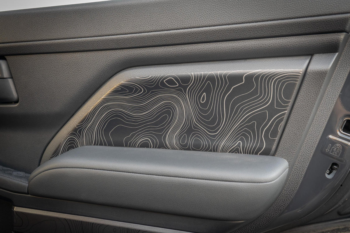 2025 Toyota 4Runner 6th Gen Topographic REAR Door Armrest Panel Protection 2026