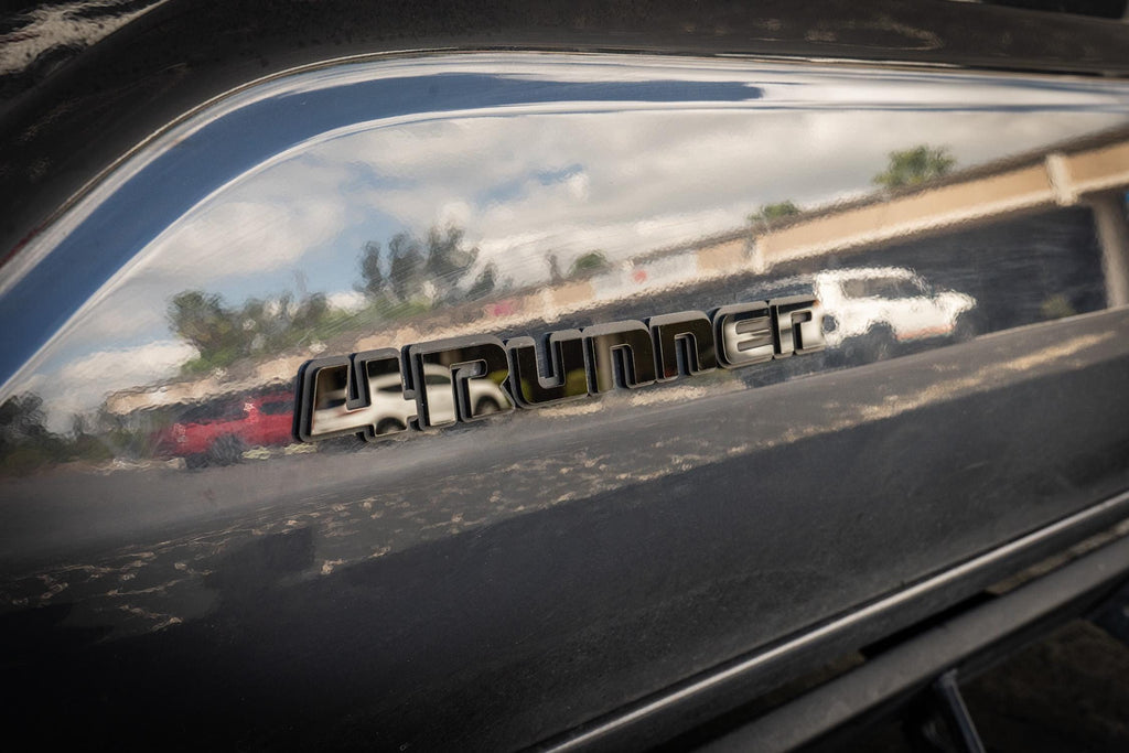 2025 Toyota 4Runner Door Emblems | 6th Gen 4Runner Door Badge | Front Door 4RUNNER Emblem Pair
