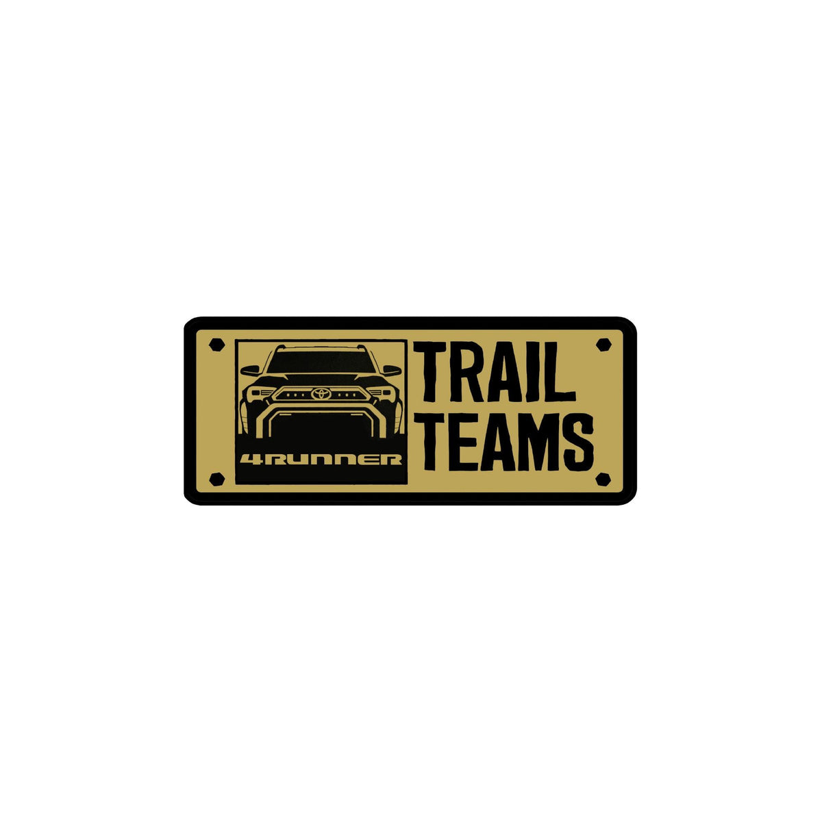 2024 Land Cruiser Trail Teams Toyota Style Emblem Badge 2025 2026 4Runner