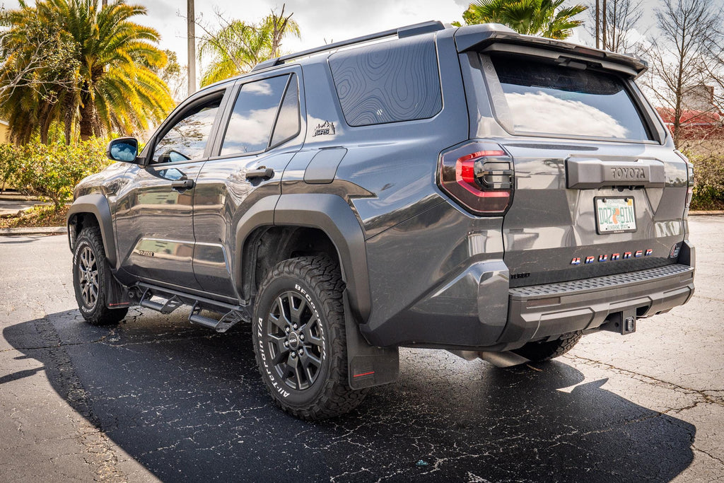 2025 Toyota 4Runner Door Emblems | 6th Gen 4Runner Door Badge | Front Door 4RUNNER Emblem Pair