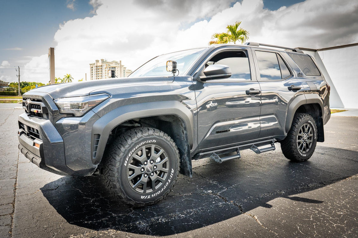 2025 Toyota 4Runner Door Emblems | 6th Gen 4Runner Door Badge | Front Door 4RUNNER Emblem Pair