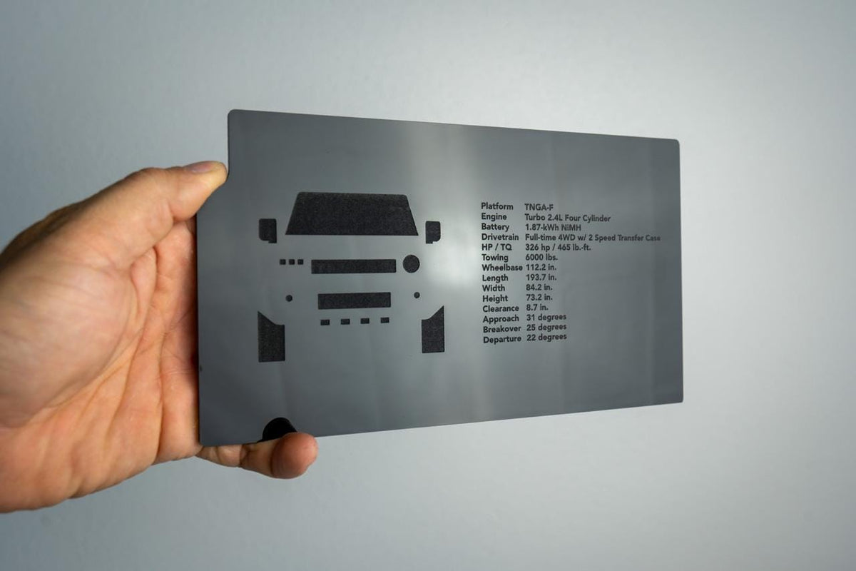 2024 Toyota Land Cruiser Driver Side Fuse Box Acrylic Plate 2025