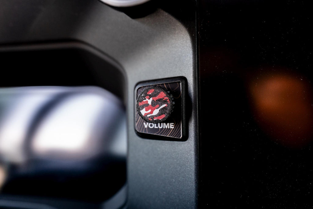 Custom Printed Radio Knob for 2024 Toyota Tacoma 8 Inch, 2025 Toyota 4Runner 8 Inch, 2024 Land Cruiser Interior Upgrade