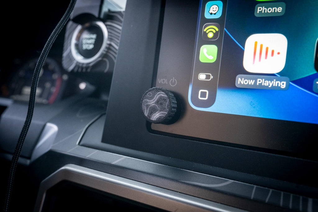 Custom Printed Radio Knob for 2024 Toyota Tacoma 8 Inch, 2025 Toyota 4Runner 8 Inch, 2024 Land Cruiser Interior Upgrade