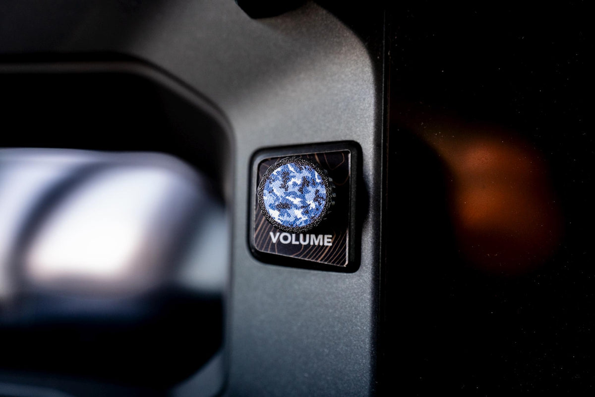 Custom Printed Radio Knob for 2024 Toyota Tacoma 8 Inch, 2025 Toyota 4Runner 8 Inch, 2024 Land Cruiser Interior Upgrade