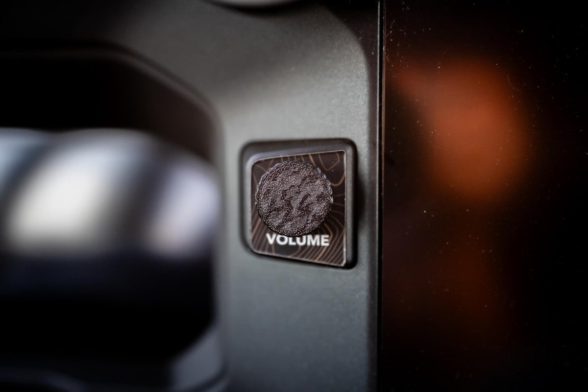 Custom Printed Radio Knob for 2024 Toyota Tacoma 8 Inch, 2025 Toyota 4Runner 8 Inch, 2024 Land Cruiser Interior Upgrade
